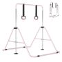 Gymnastics crossbar, 4 height levels, Pink, 111.5 × 144.5 × 132 cm