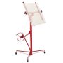 Kipsilevynostin VEVOR LG-022, Punainen, 1530 × 1530 × 1940 mm