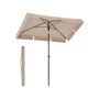 Outdoor umbrella 245x230x150cm., beige/black