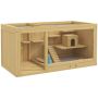 Rodent cage PawHut 100x50x50cm., light brown
