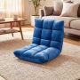 Floor armchair, 14 positions, Blue, 98.5 × 49.5 × 14 cm