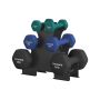 SONGMICS SYL612GN Dumbbell Set with Holder, 6 Pieces