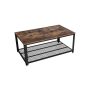 Coffee table LCT61X, brown/black
