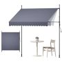Выдвижная маркиза VEVOR, ручная, 250 × 110–150 × 210–310 см