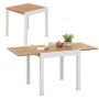 Extendable outdoor dining table, 4-6 people, 80-160 × 75 × 80 cm