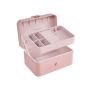 Watch box 11x16x8cm., pink