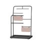 Jewelry stand 13x21.5x33.7cm., black