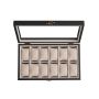 Watch box 21x35x8.5cm., black/beige