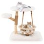 Cat scratching post, 4 levels, 64 × 44 × 66 cm