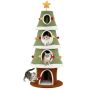 Cat scratching post, 4 resting places, 60 × 60 × 154 cm