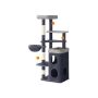 Feandrea cat tree, 2 caves, 3 platforms, 3 scratching posts, 1 hammock, 53 × 46 × 152 cm