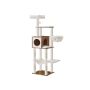 Cat scratching post FEANDREA, With hammock, Brown, 45 × 165 × 40 cm