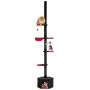 Cat scratching post, 5-tier, 55 × 29 × 245–300 cm