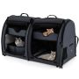Cat Carrier, 2 Compartments, 2 Hammocks, 40 × 23 × 24 in