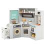 Corner wooden children's kitchen, 118 × 59 × 93 cm