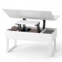 Coffee table, 3 configurations, 3 compartments, 100 × 50 × 49 cm