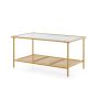 Coffee table, two-tier, 90.2 × 50.8 × 47 cm