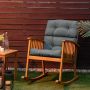 Chair cushions, 2 pcs., 3 backrest positions, 56.5 × 64.5 × 51.5 cm