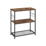 Kitchen cabinet 80 x 40 x 90 cm., brown/black