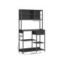 Kitchen shelf 40.5x110x180.4cm., black