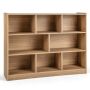 Bookshelf, 8 open cubes, 122 × 32 × 93 cm