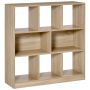 Bookshelf Homcom 97.5x30x100cm., light brown