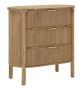 GOTEBORG chest of drawers, 3 drawers, Brown, 80.5 × 82 × 47 cm