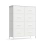 Lipasto SONGMICS LGS124BH04, 8 laatikkoa, Valkoinen, 76,7 × 95,2 × 30 cm