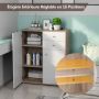 Chest of drawers with doors and drawers, 2 cabinets, 2 drawers, 72 × 85.5 × 34 cm