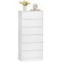 VASAGLE Kailyn chest of drawers, 6 drawers, 40 × 119.4 × 97.5 cm