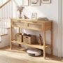 Console table, 2 drawers, 101.6 × 76.2 × 35.6 cm