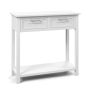 Console table, 2 drawers and lower shelf, 80 × 82 × 35 cm