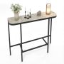 Console table, Gray, 110 × 91 × 30 cm