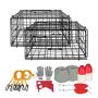 Rapumerrat VEVOR, 2 kpl, 620 × 620 × 300 mm
