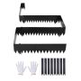 Maisemareunukset VEVOR HA-SS-2501, 6 kpl, Mustat, 101,6 × 25,4 cm
