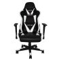 PatioMage gaming chair, black/white