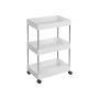 3-tier kitchen trolley, white