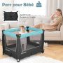 Baby playpen, 5 in 1, 103 × 74 × 73 cm