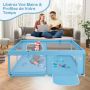 Baby Playpen, With 4 Rings and 50 Balls, 200 × 180 × 68 cm