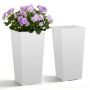 Kartiomaiset ruukut VEVOR F3055W-WT, 2 kpl, Valkoinen, 30 × 55 cm