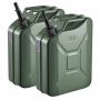 Polttoainekanisterit VEVOR Yoilp3001, 2 kpl, 20 l/kpl, Vihreä, 36 × 18 × 51 cm