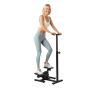 Stepper trainer, 360° rotation, Black, 58 × 97–117 × 48 cm