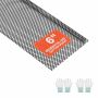 Kourusuoja VEVOR JQ-TG07, 40 kpl, Musta, 914,4 × 152,4 × 19,7 mm