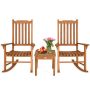 Outdoor furniture set, 2 chairs and a table