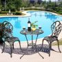 Outdoor furniture set, 3 pieces