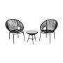 Outdoor furniture set, 3 pieces