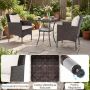 Outdoor furniture set, 3 pieces