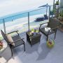 Outdoor furniture set, 3 pieces