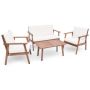 Outdoor furniture set, 4 pieces