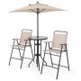 Outdoor bar furniture set, 4 pieces